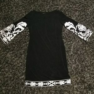 NWOT Donna Morgan black and white dress sz 2